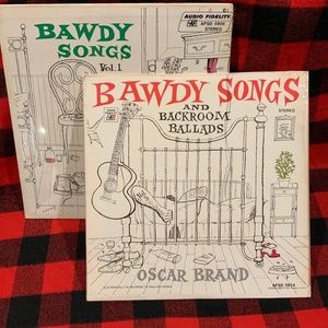 Oscar Brand Bawdy Songs Vinyl LP Records